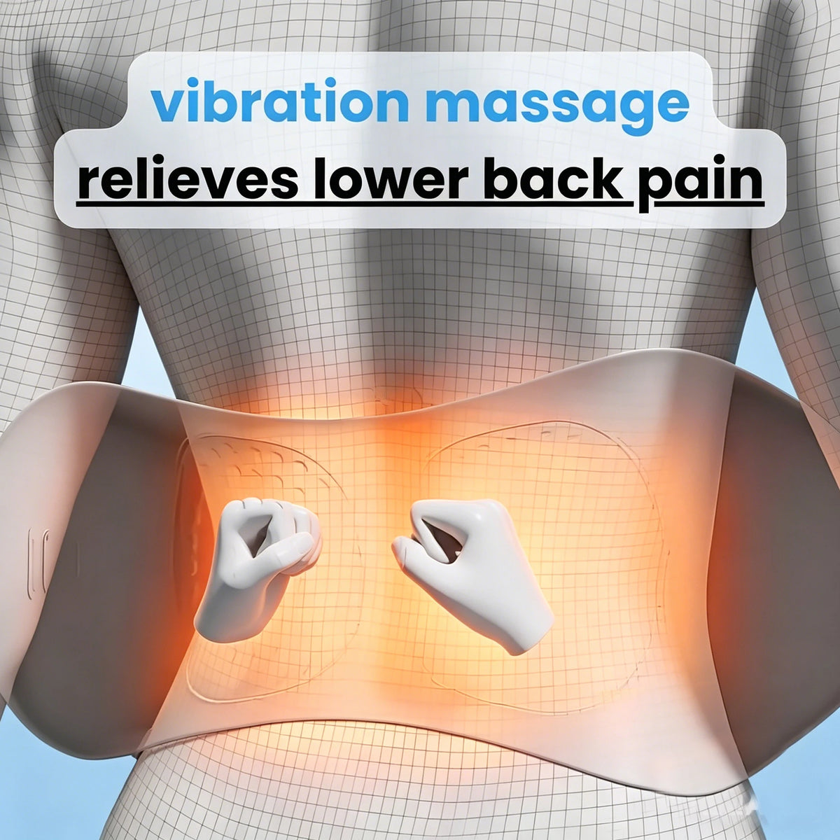 Diawaa Triple Fusion Back Massager For Back Pain Relief