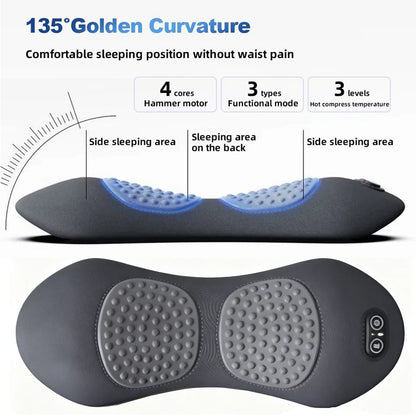Diawaa Triple Fusion Back Massager For Back Pain Relief